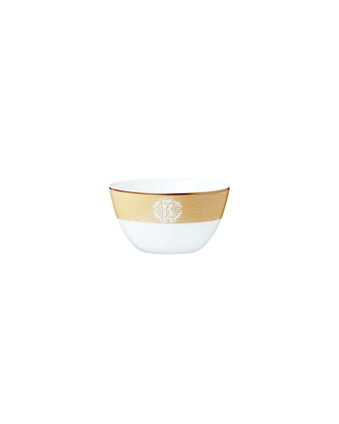 Roberto Cavalli Lizzard Gold Rice Bowl - Set of 6